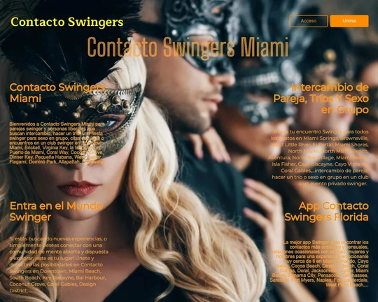 Contacto Swingers Miami Logo