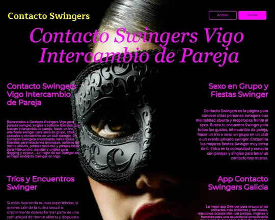 Contacto Swingers Vigo Intercambio de Pareja Logo