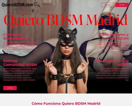 Quiero BDSM Madrid Logo